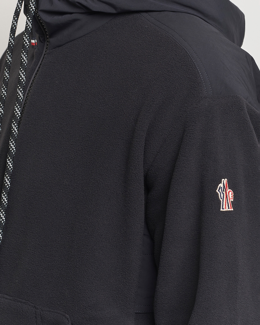 Herr | Tröjor | Moncler Grenoble | Fleece Full Zip Cardigan Black