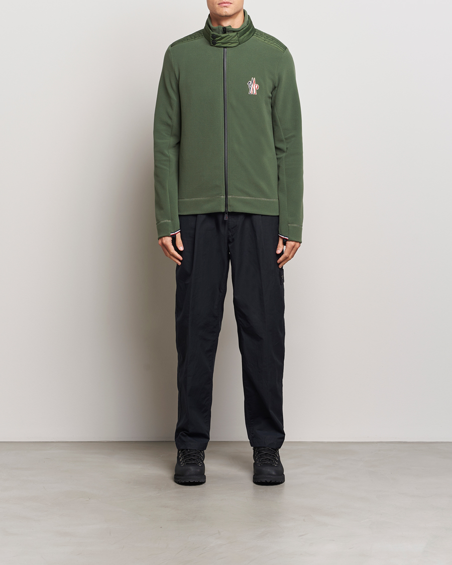 Herr | Tröjor | Moncler Grenoble | Fleece Full Zip Dark Olive