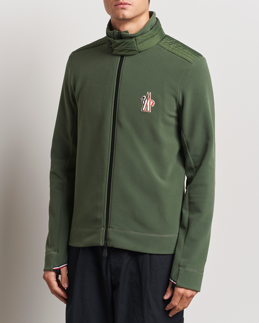 Herr | Tröjor | Moncler Grenoble | Fleece Full Zip Dark Olive