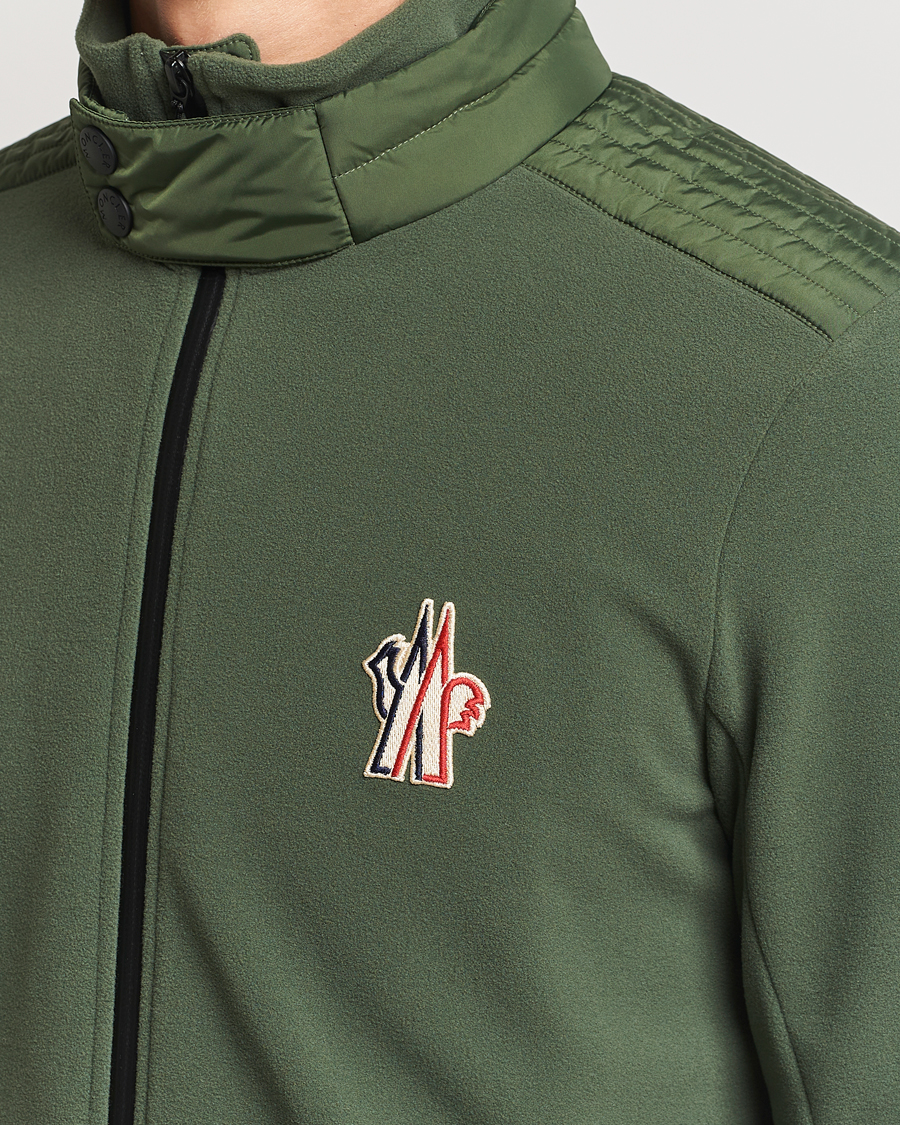 Herr | Tröjor | Moncler Grenoble | Fleece Full Zip Dark Olive