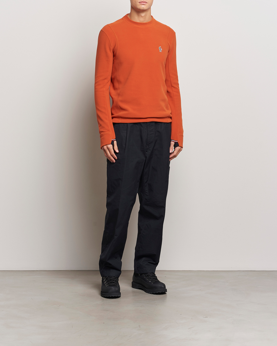 Herr | Tröjor | Moncler Grenoble | Fleece Sweatshirt Brick