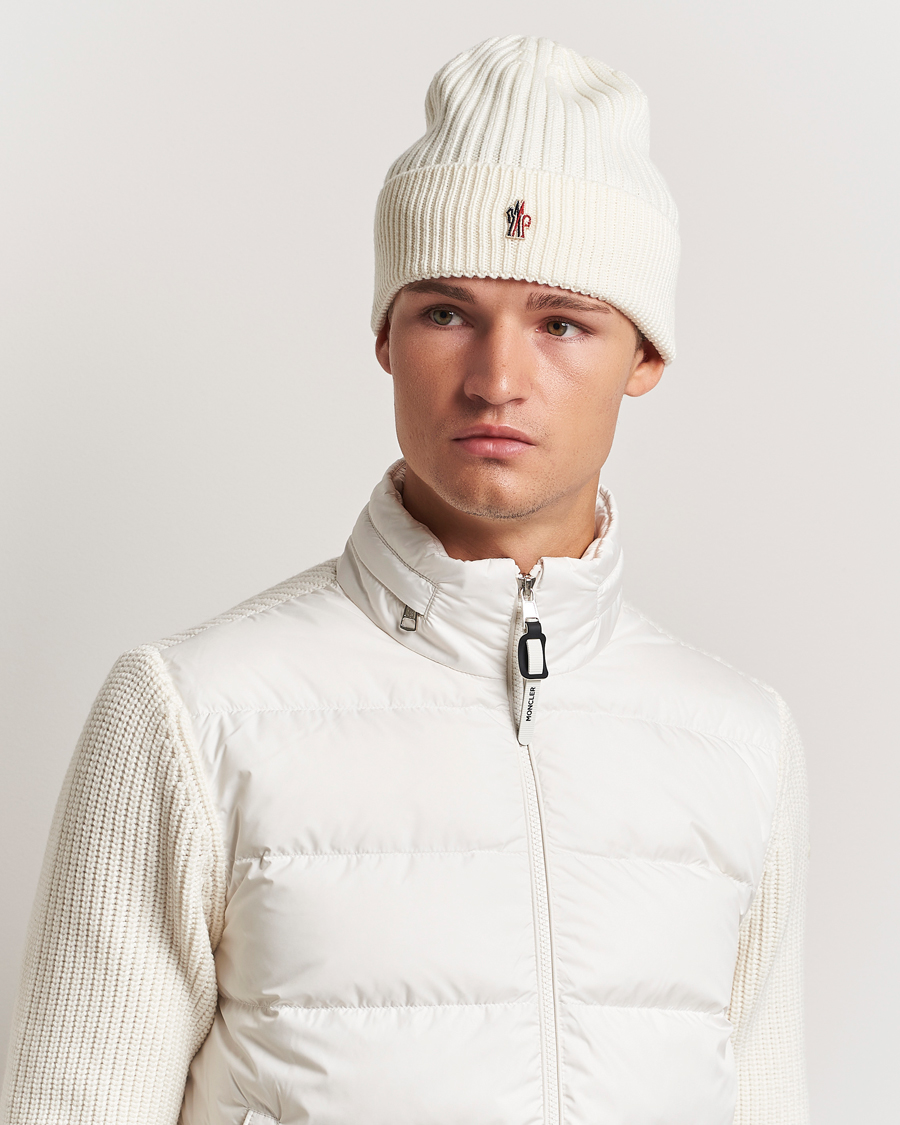 Herr | Moncler Grenoble Beretto Beanie Off White | Moncler Grenoble | Beretto Beanie Off White