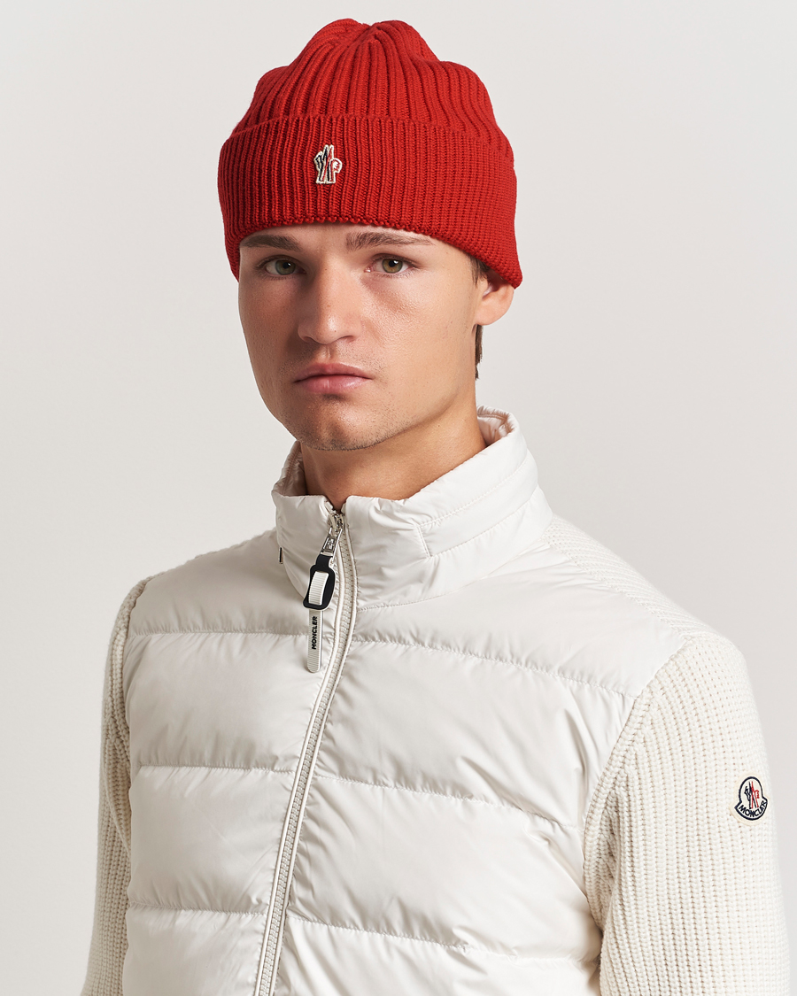 Herr | Moncler Grenoble Beretto Beanie Red | Moncler Grenoble | Beretto Beanie Red
