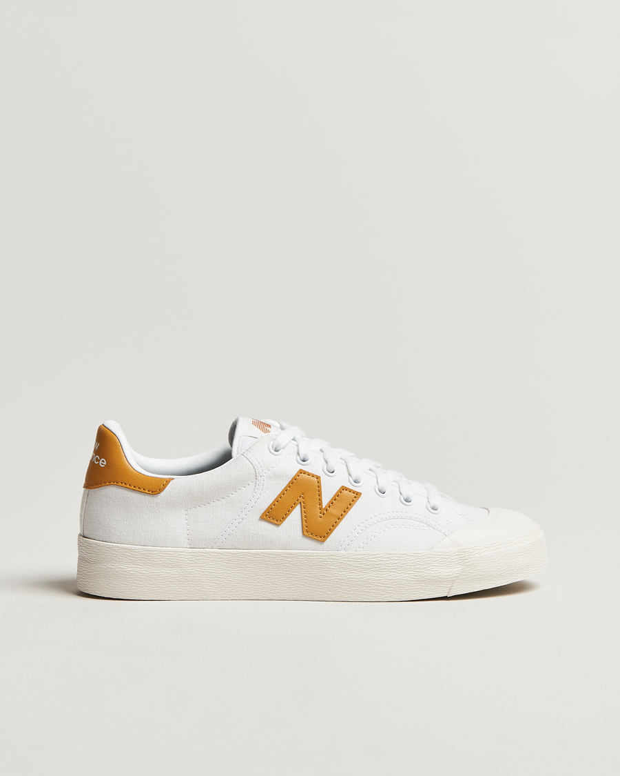 Herr | New Balance B100 Sneakers White/Yellow | New Balance | B100 Sneakers White/Yellow