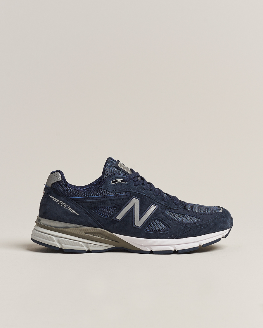 Herr | Sneakers | New Balance Made In US & UK | New Balance Made in USA 990v4 Sneakers Navy