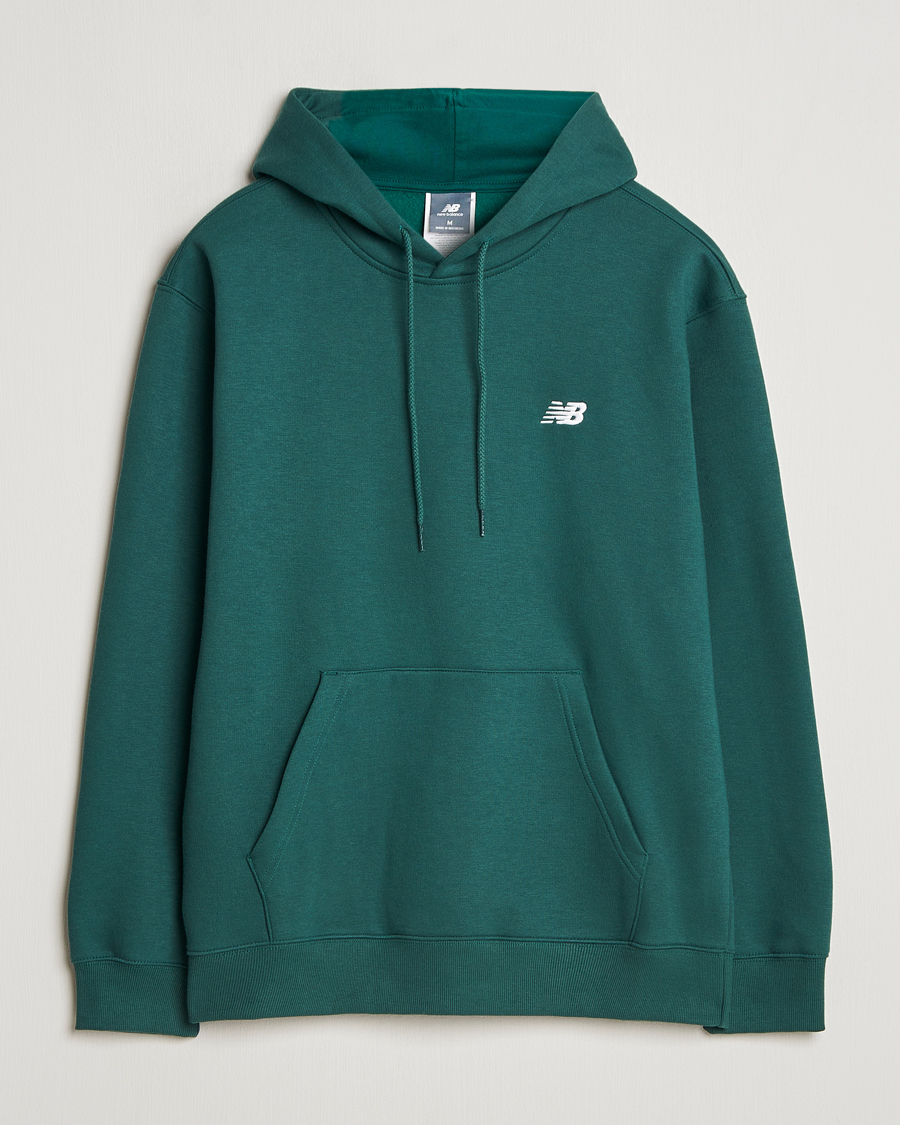 Herr | Tröjor | New Balance | Essentials Fleece Hoodie Nightwatch Green