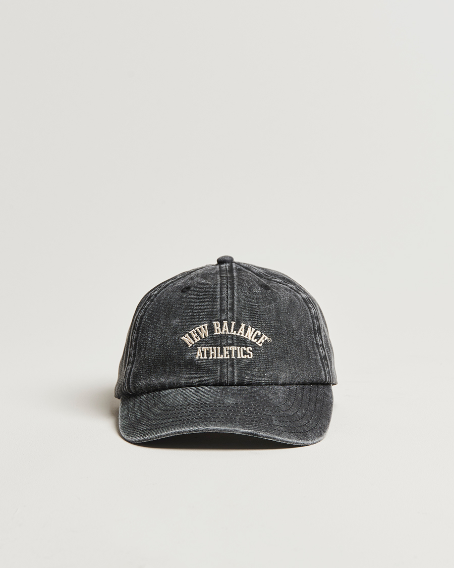 Herr | New Balance Athletics Cotton Cap Washed Black | New Balance | Athletics Cotton Cap Washed Black