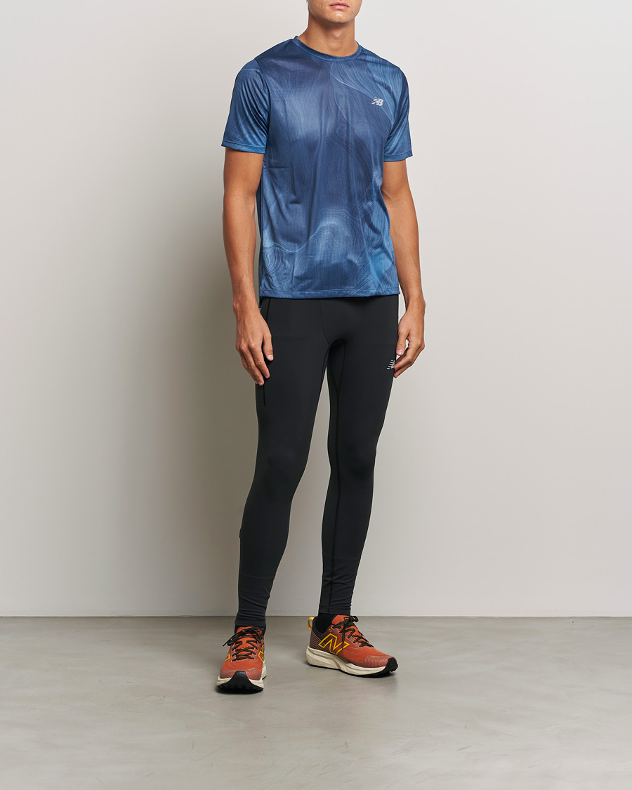 Herr | Byxor | New Balance Running | Sleek Pocket Tights Black