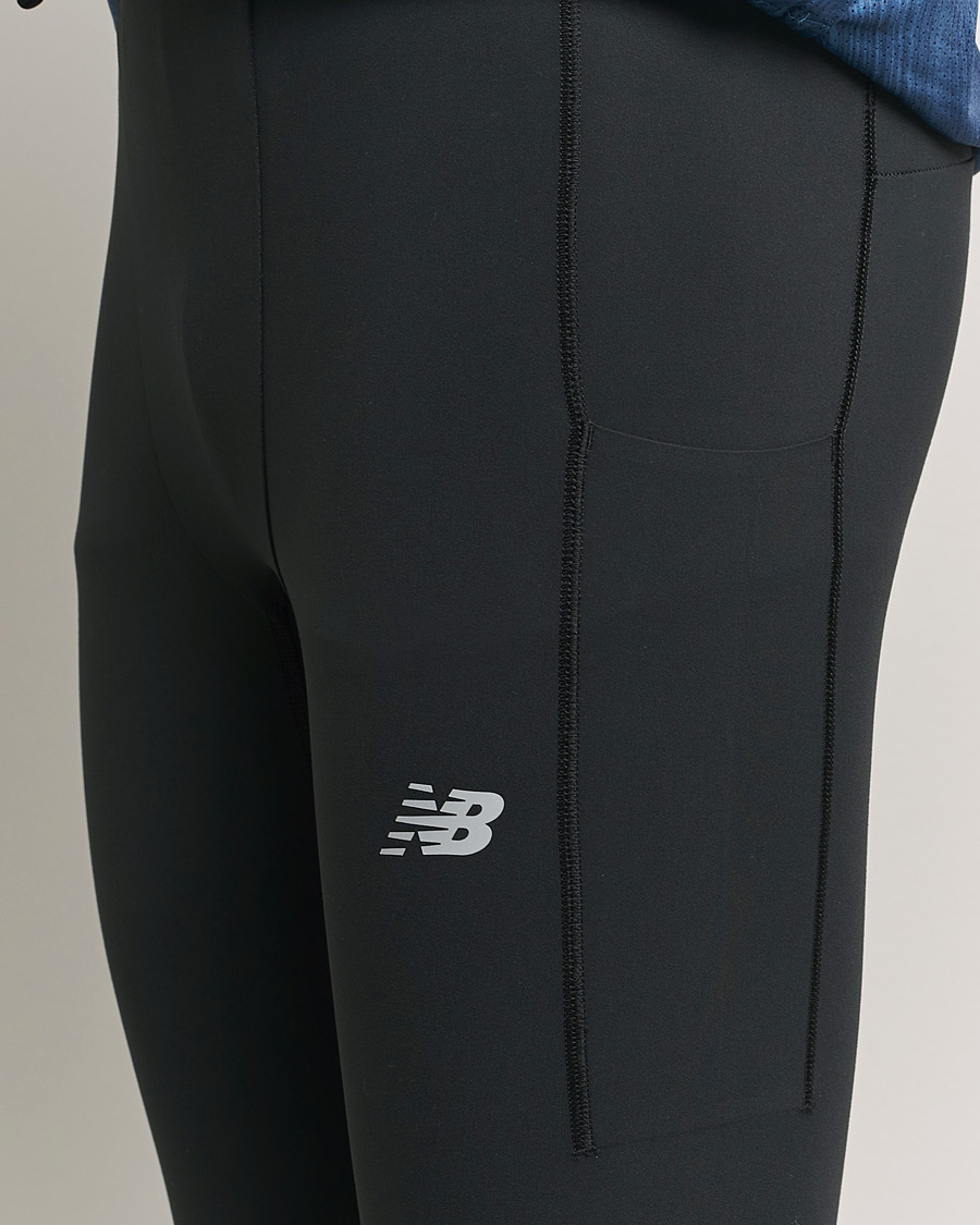 Herr | Byxor | New Balance Running | Sleek Pocket Tights Black