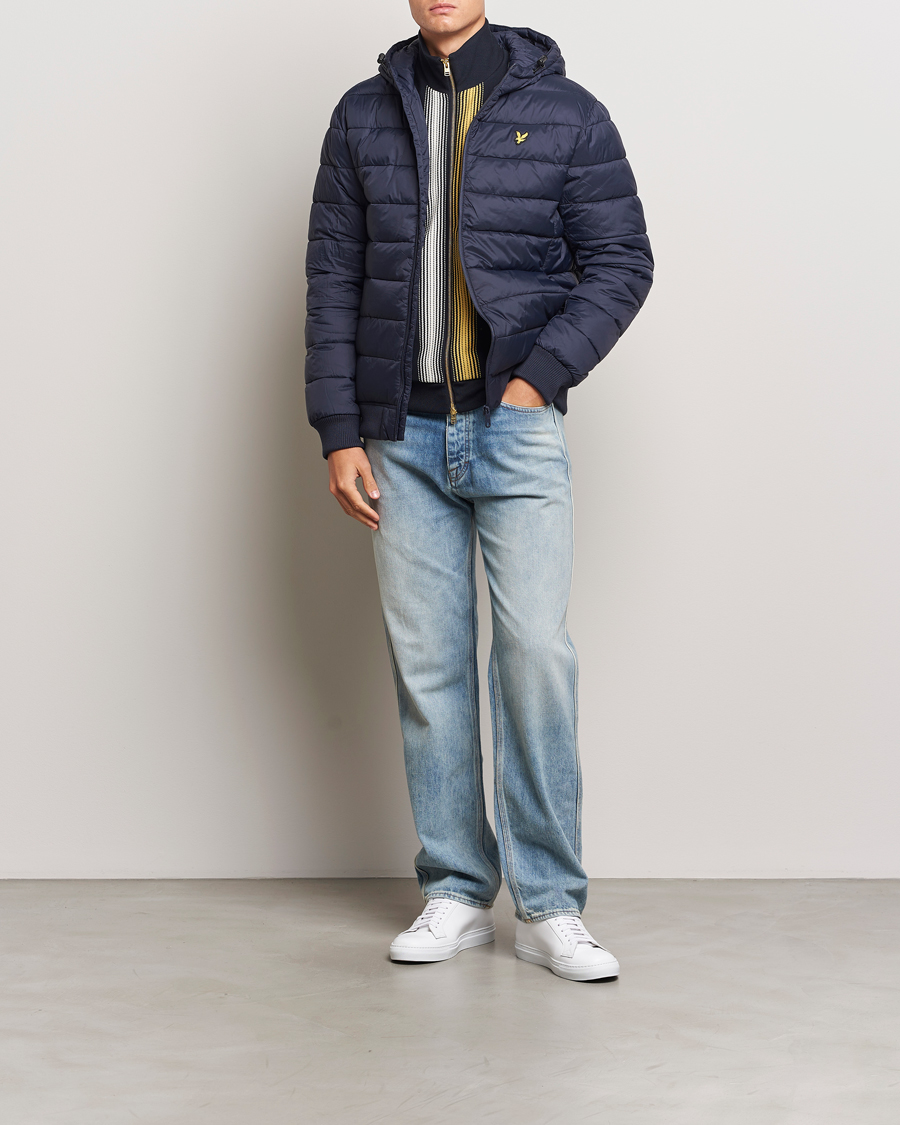 Herr | Jackor | Lyle & Scott | Wadded Hooded Jacket Dark Navy