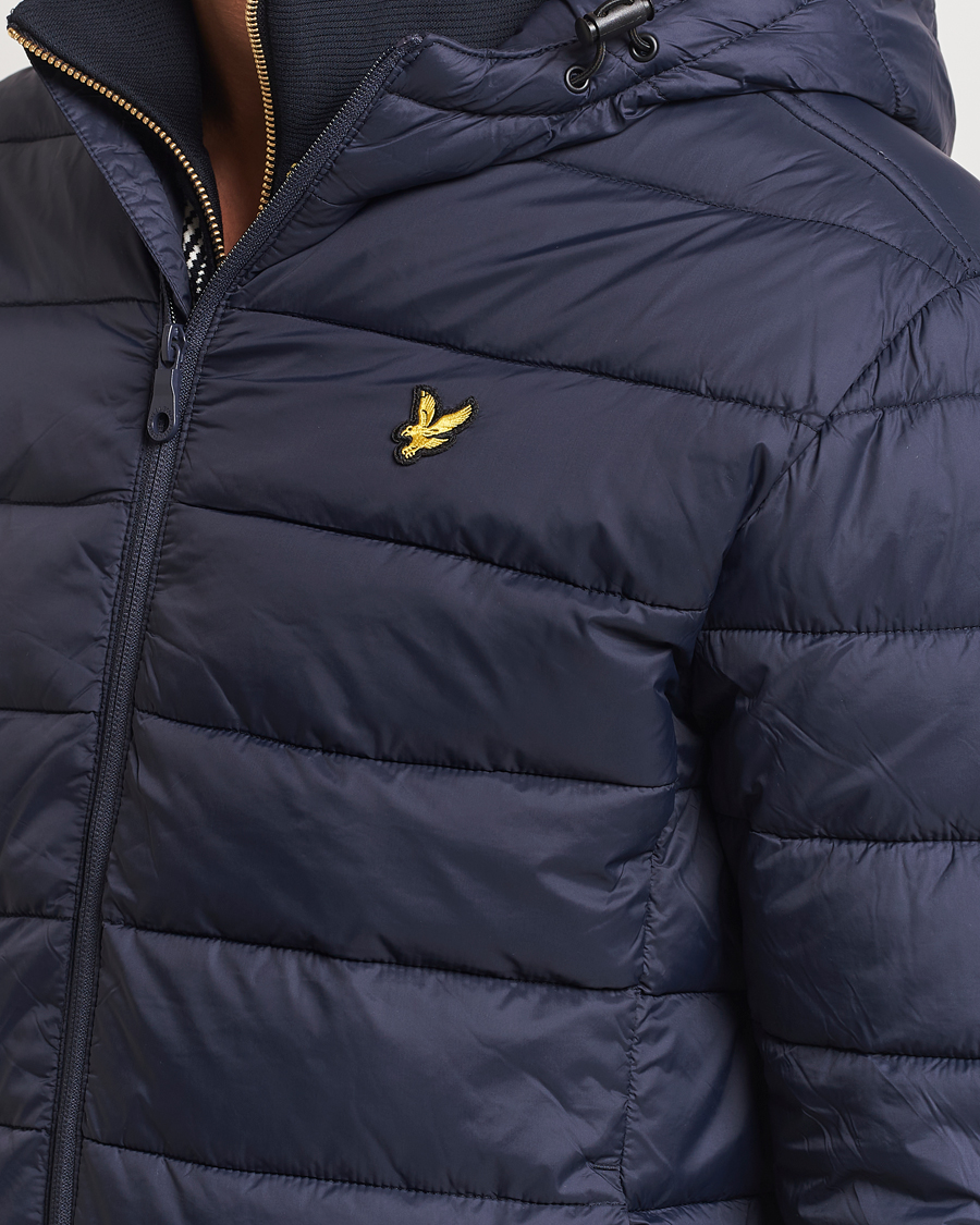 Herr | Jackor | Lyle & Scott | Wadded Hooded Jacket Dark Navy