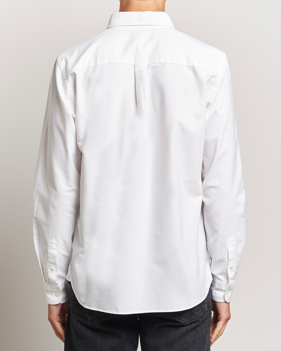 Herr | Skjortor | Lyle & Scott | Tonal Eagle Plain Oxford Shirt White