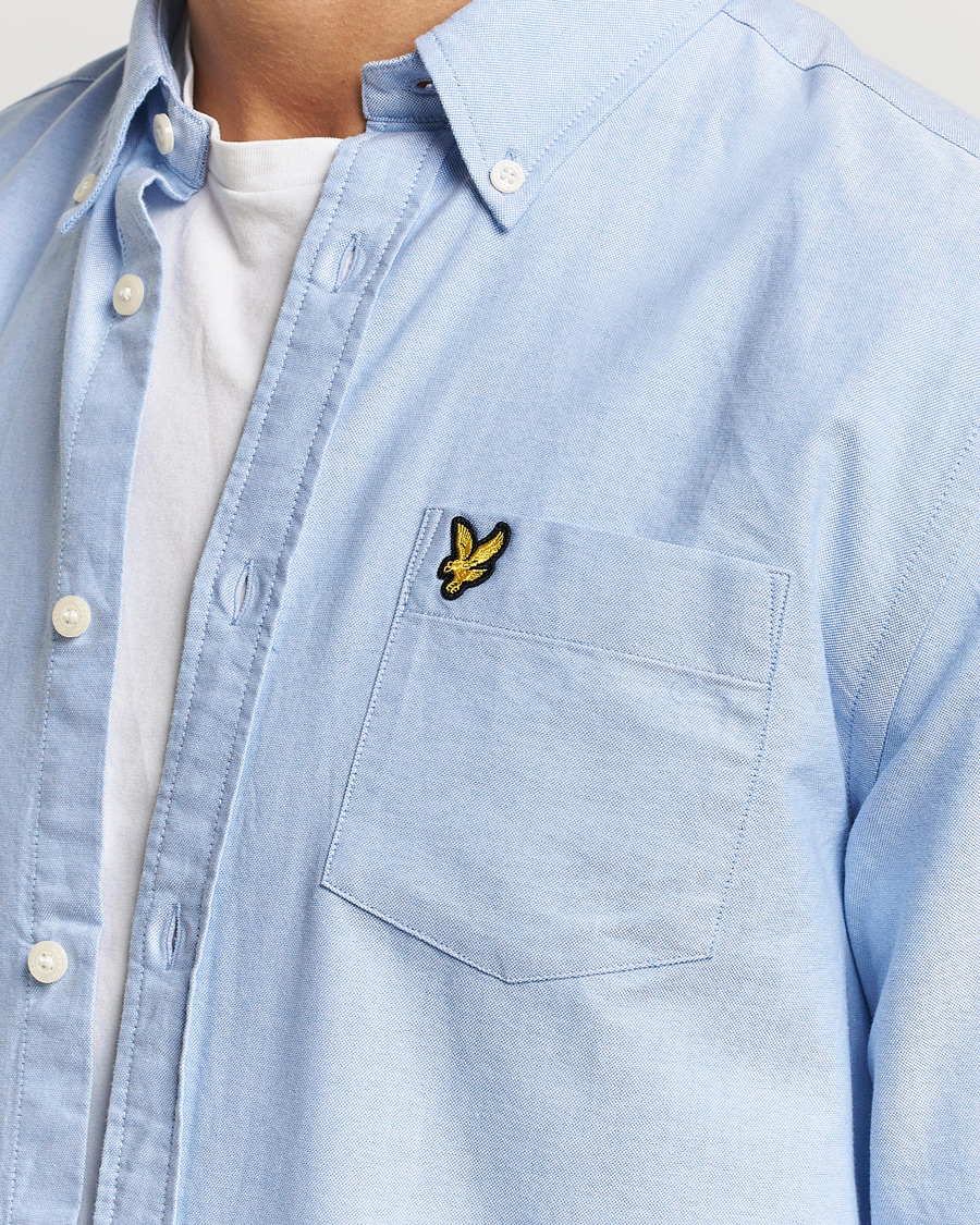 Herr | Skjortor | Lyle & Scott | Lightweight Oxford Shirt Riviera Blue