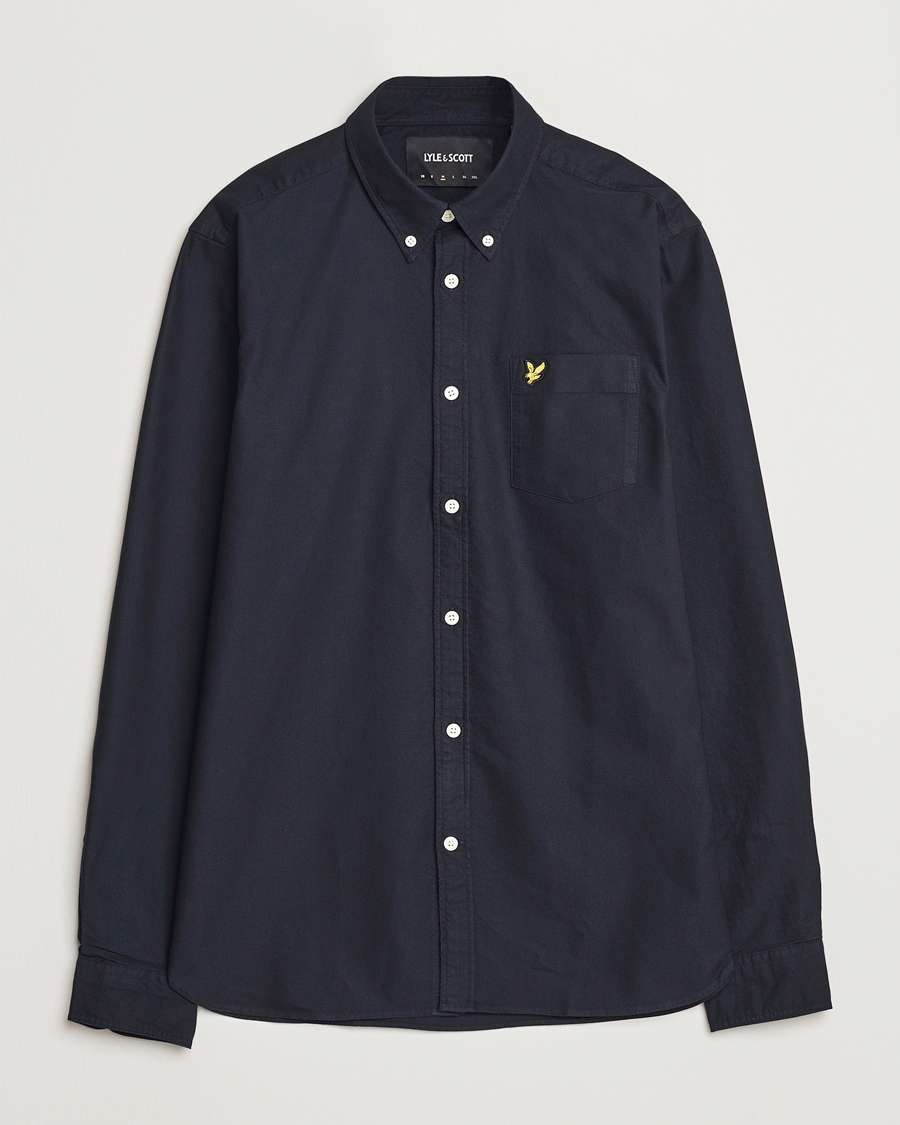 Herr | Skjortor | Lyle & Scott | Lightweight Oxford Shirt Dark Navy