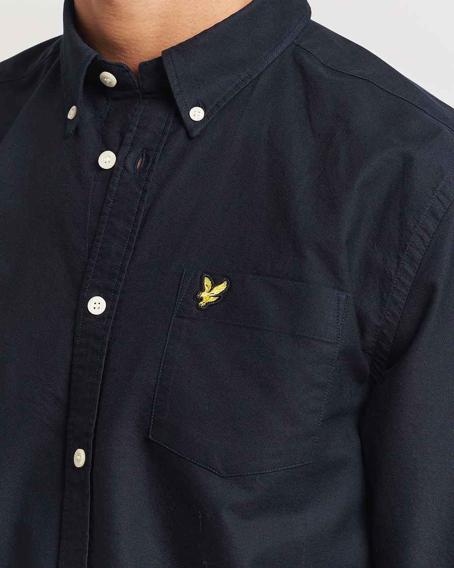 Herr | Skjortor | Lyle & Scott | Lightweight Oxford Shirt Dark Navy