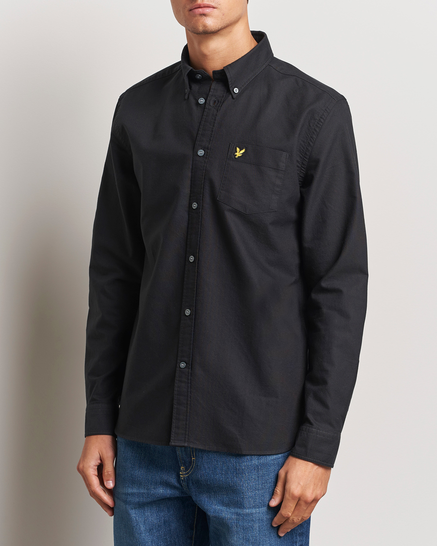 Herr | Skjortor | Lyle & Scott | Lightweight Oxford Shirt Jet Black