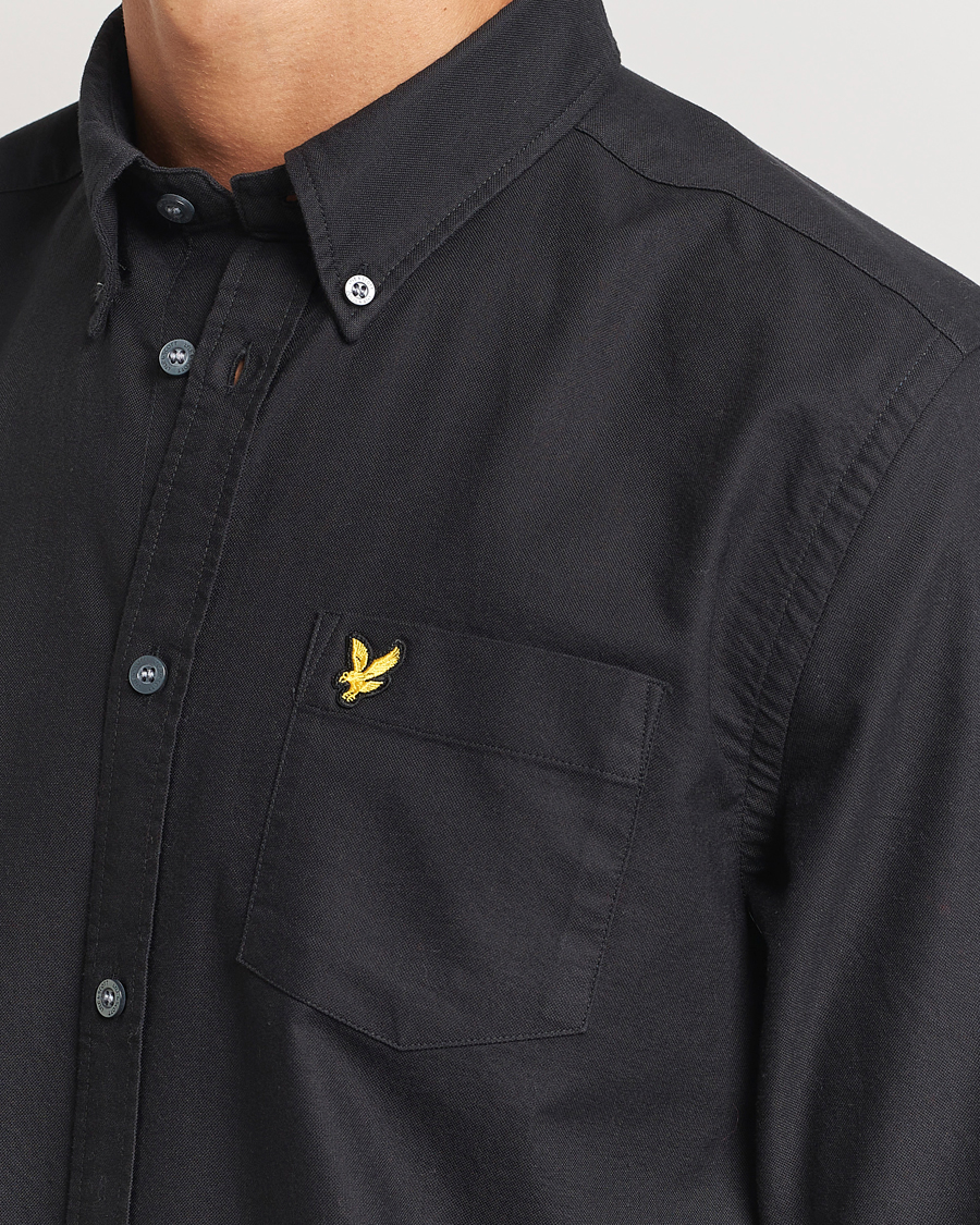 Herr | Skjortor | Lyle & Scott | Lightweight Oxford Shirt Jet Black