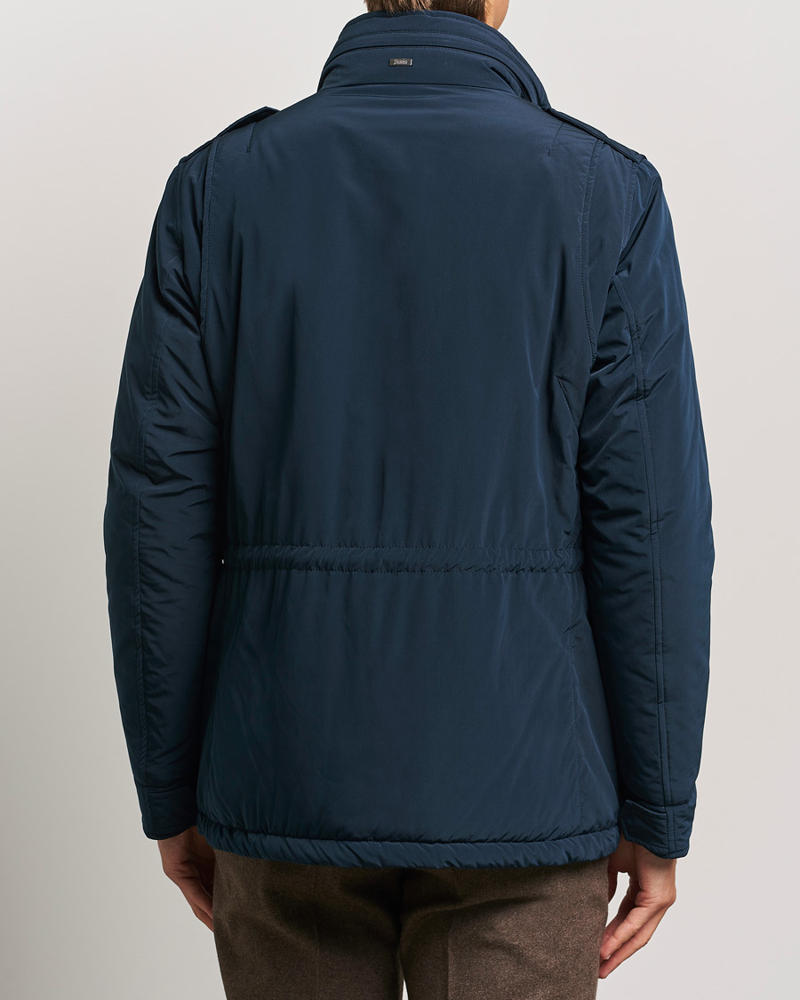 Herr | Jackor | Herno | Soft Nylon Field Jacket Navy