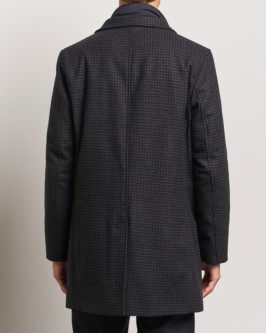 Herr | Jackor | Herno | Wool Zip Coat Charcoal