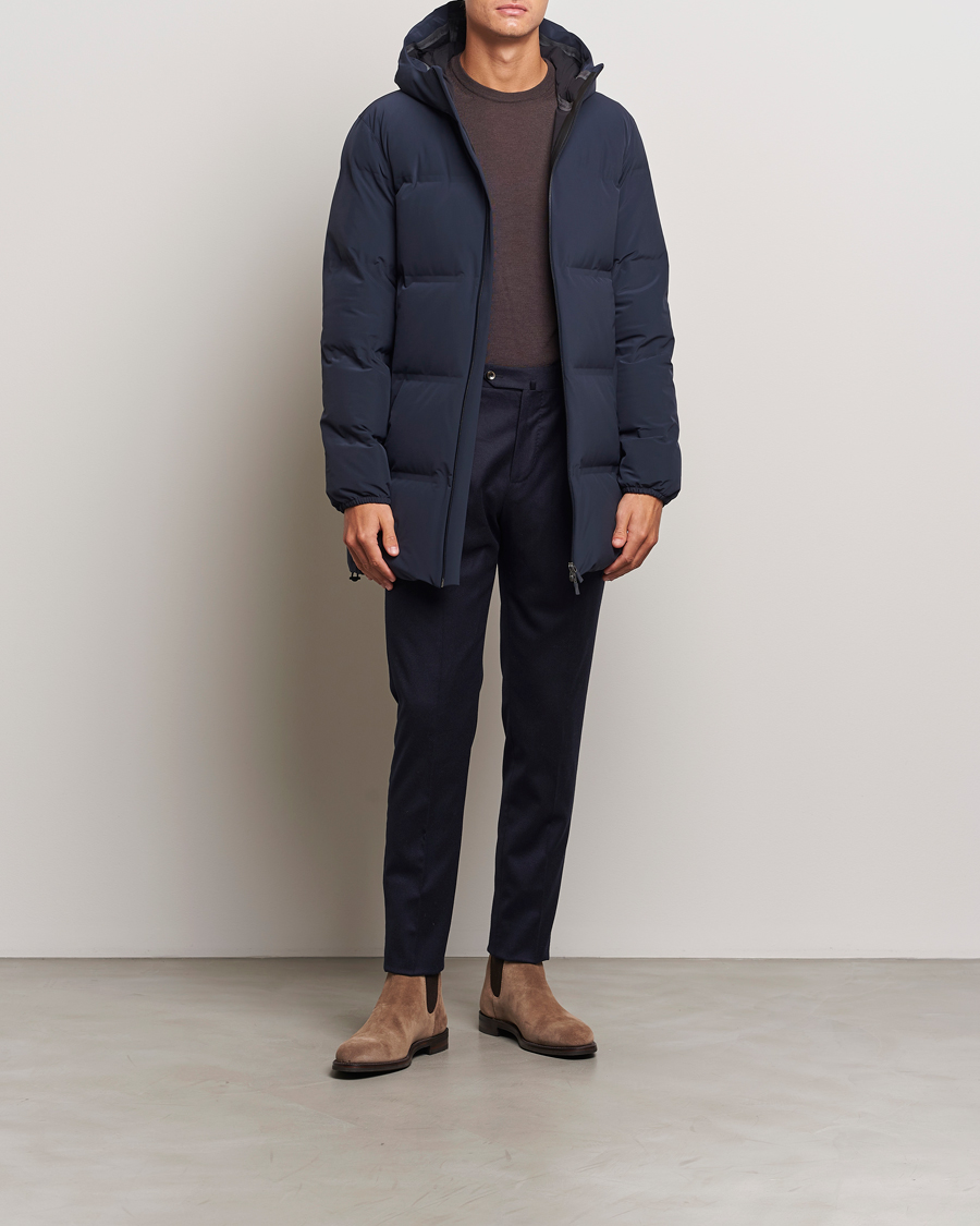 Herr | Jackor | Herno | Laminar Stretch Down Parka Navy