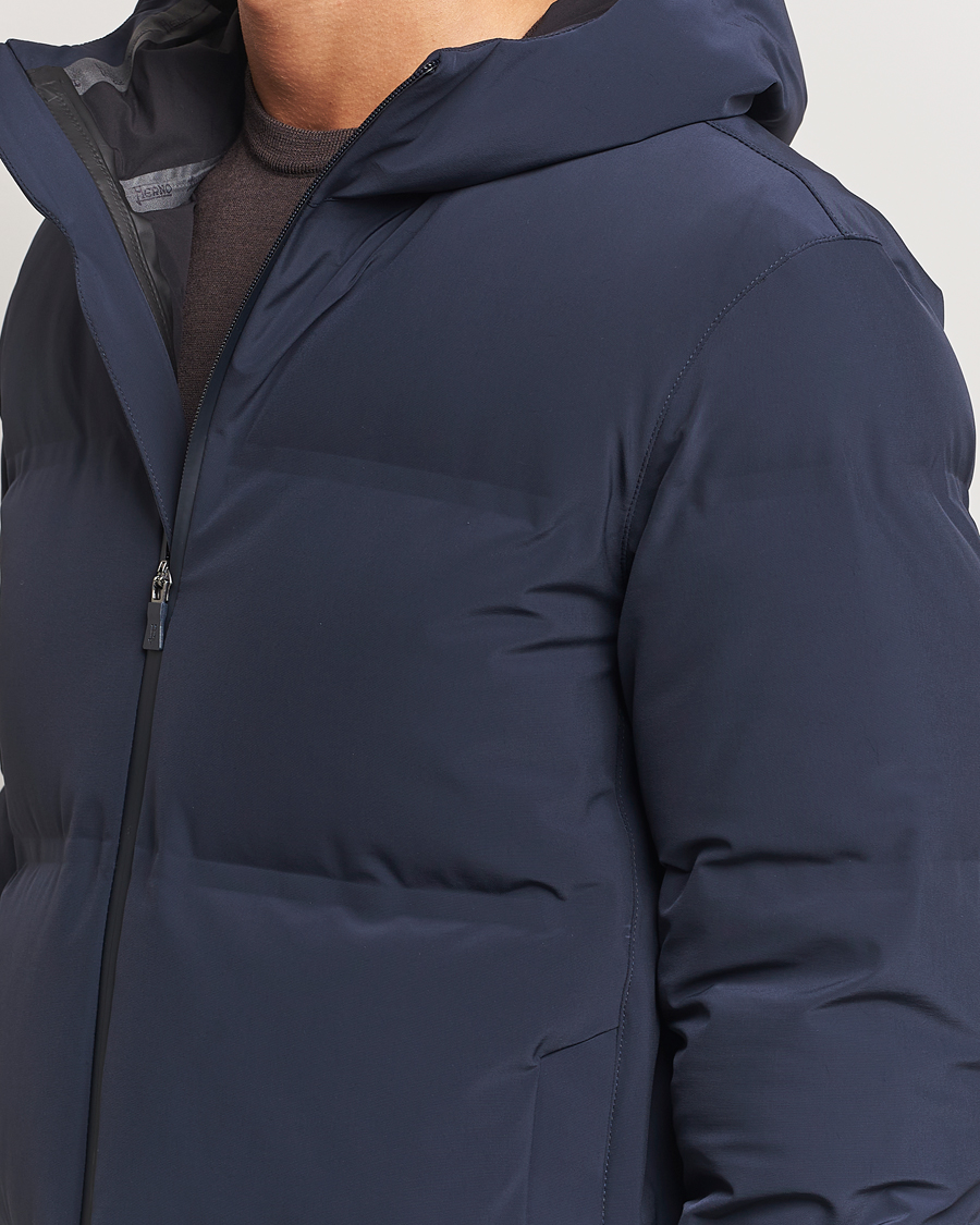 Herr | Jackor | Herno | Laminar Stretch Down Parka Navy