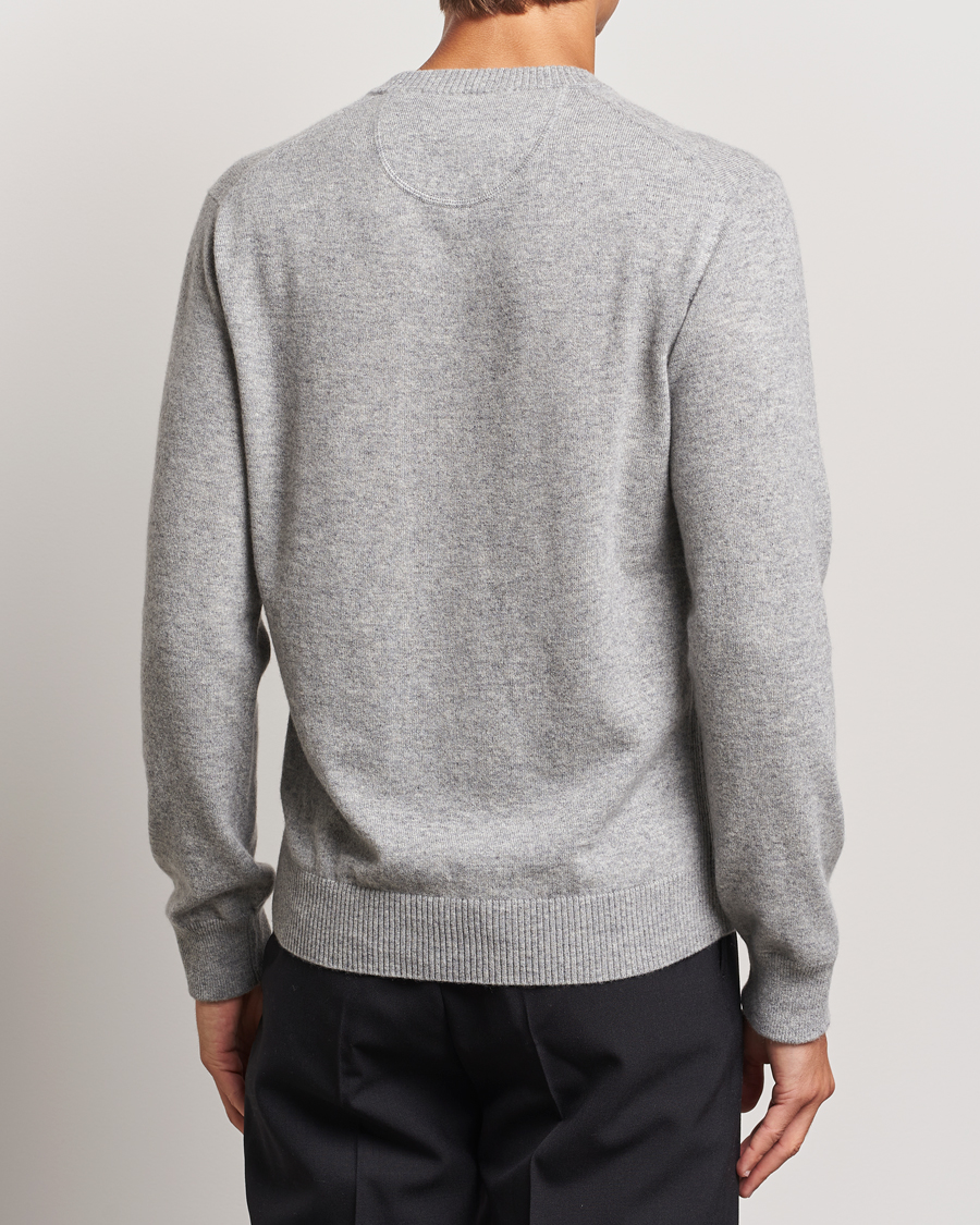 Herr | Tröjor | Orlebar Brown | Levar Cashmere Crewneck Oyster Grey