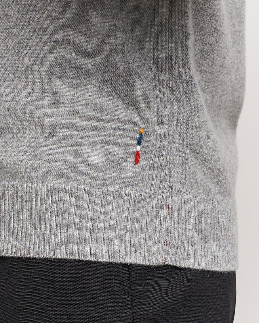 Herr | Tröjor | Orlebar Brown | Levar Cashmere Crewneck Oyster Grey