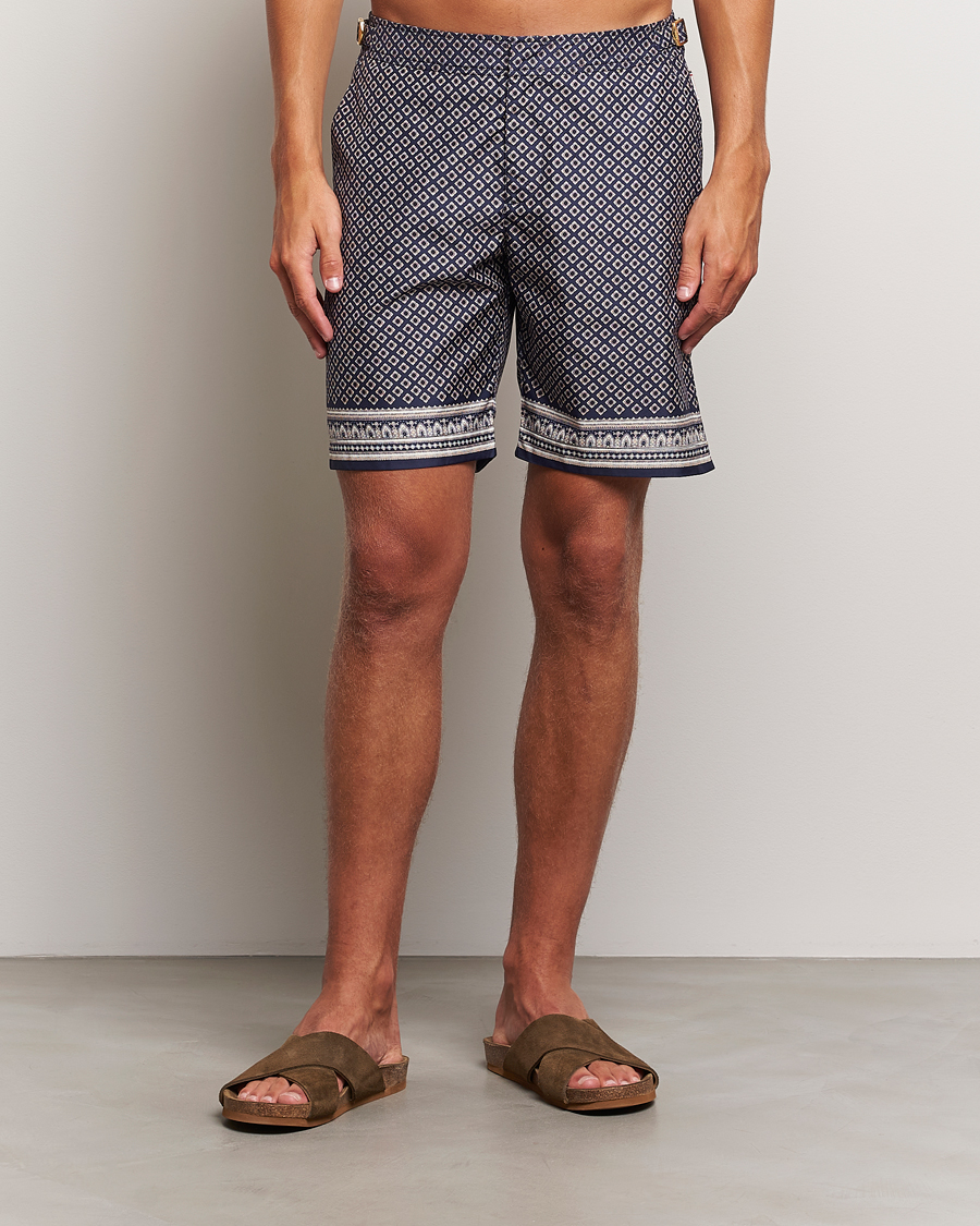 Herr | Badbyxor | Orlebar Brown | Dane II Solomio Swimshorts Night Iris