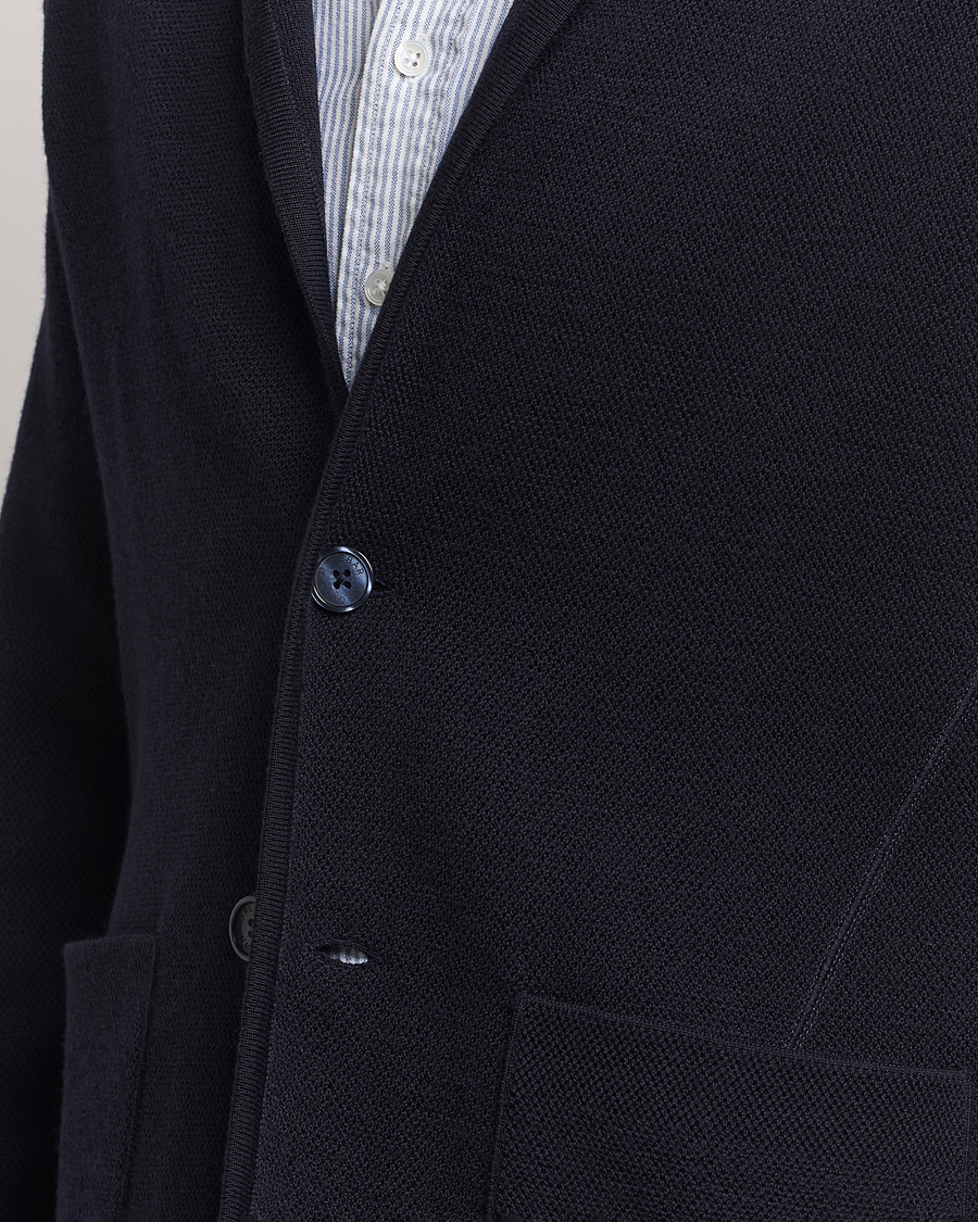 Herr | Kavajer | Orlebar Brown | Reiner Textured Lightweigt Blazer Night Iris