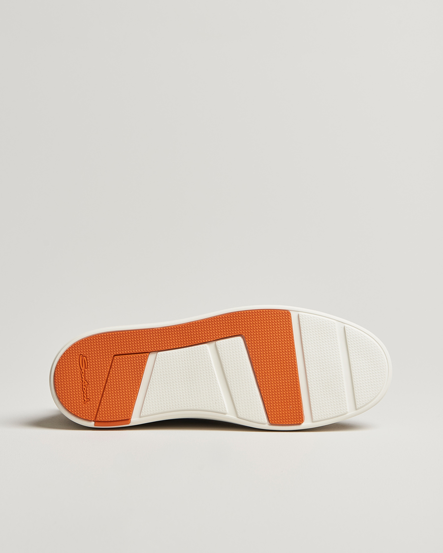 Herr | Santoni Cleanic No Lace Sneaker Taupe Suede | Santoni | Cleanic No Lace Sneaker Taupe Suede