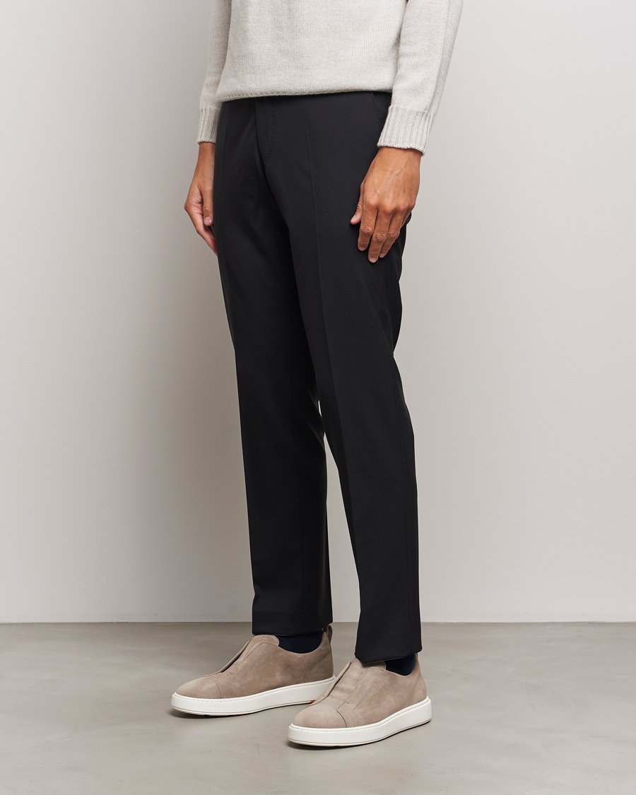 Herr | Santoni Cleanic No Lace Sneaker Taupe Suede | Santoni | Cleanic No Lace Sneaker Taupe Suede