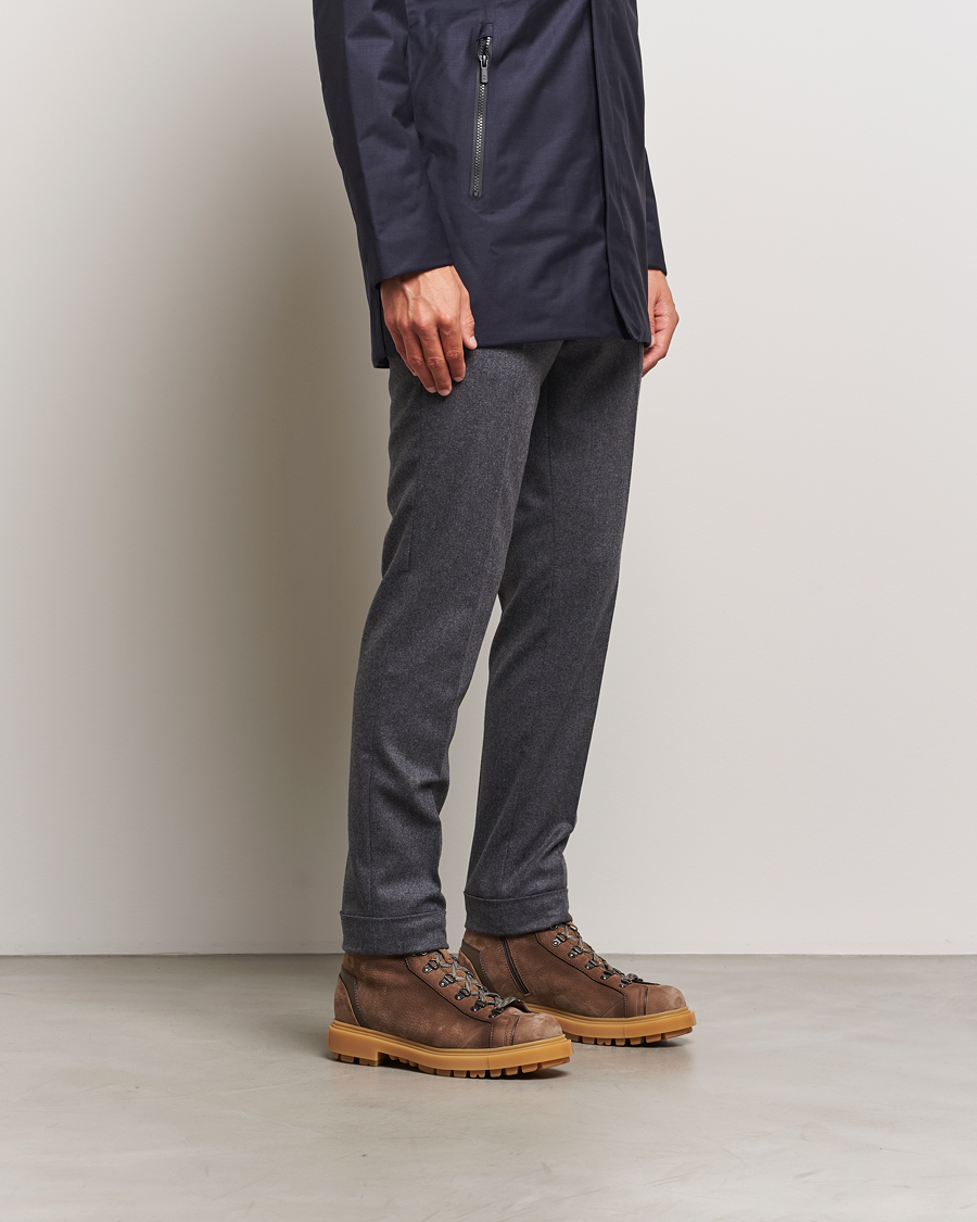 Herr | Santoni St Moritz Winter Boot Brown Nubuck | Santoni | St Moritz Winter Boot Brown Nubuck
