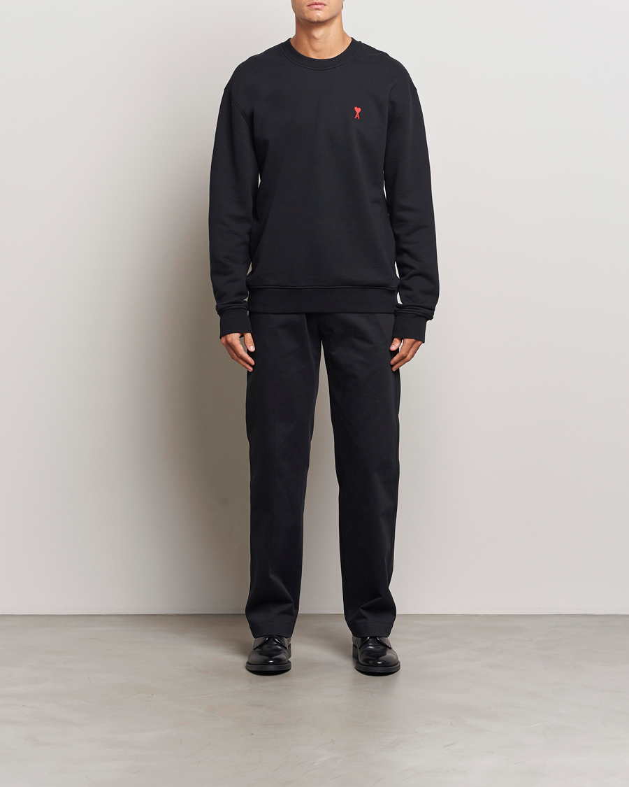 Herr | Tröjor | AMI | Heart Logo Sweatshirt Black