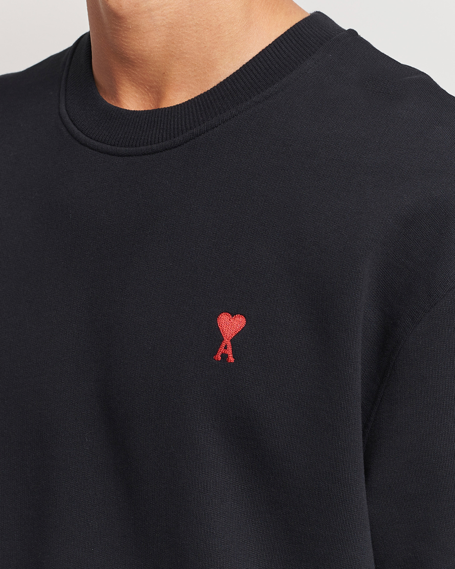 Herr | Tröjor | AMI | Heart Logo Sweatshirt Black