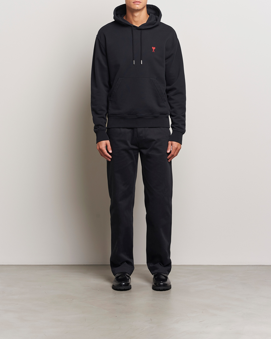 Herr | Tröjor | AMI | Heart Logo Hoodie Black