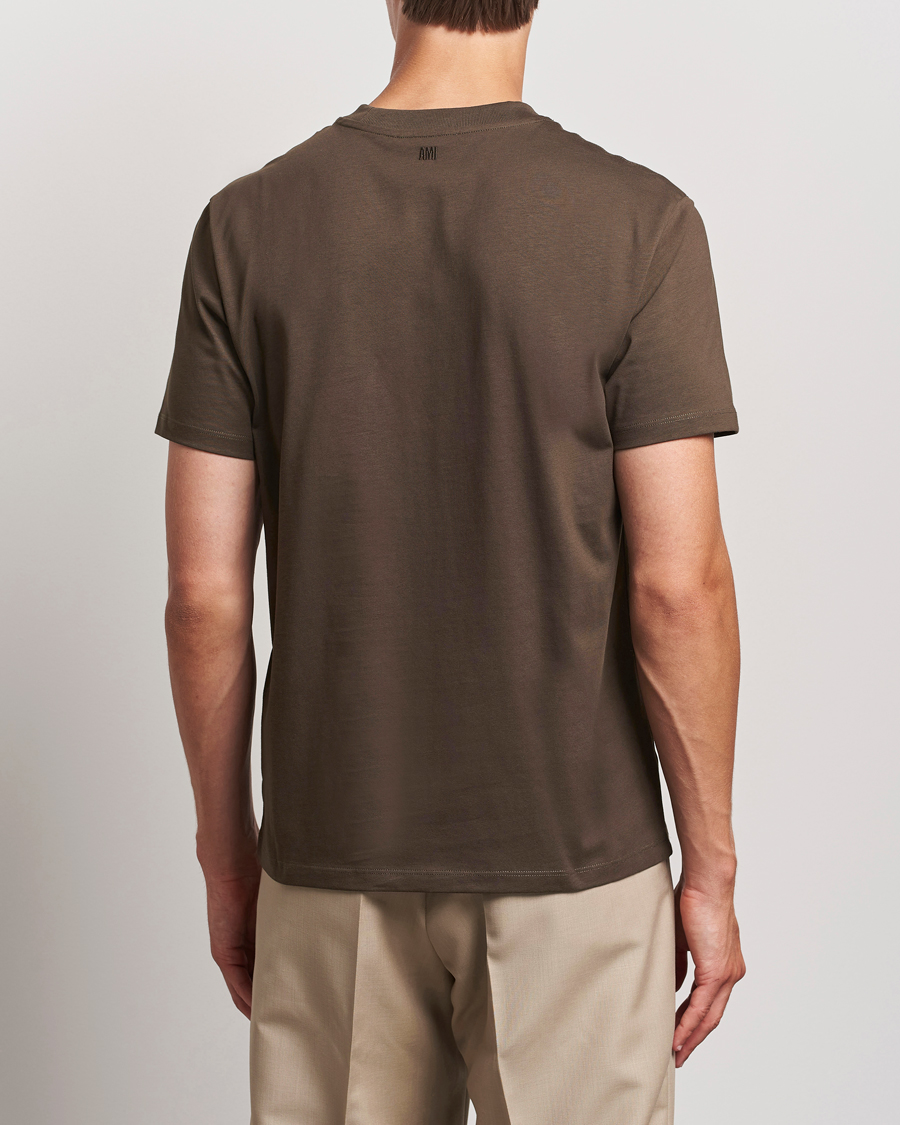 Herr | T-Shirts | AMI | Heart Logo T-Shirt Dark Coffee
