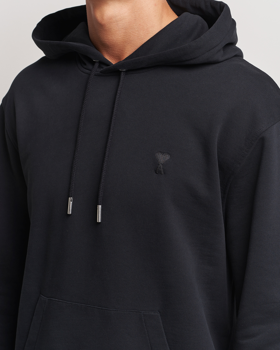 Herr | Tröjor | AMI | Tonal Heart Logo Hoodie Black