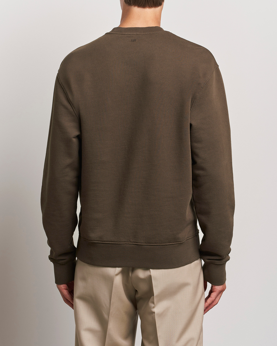 Herr | Tröjor | AMI | Heart Logo Sweatshirt Dark Coffee
