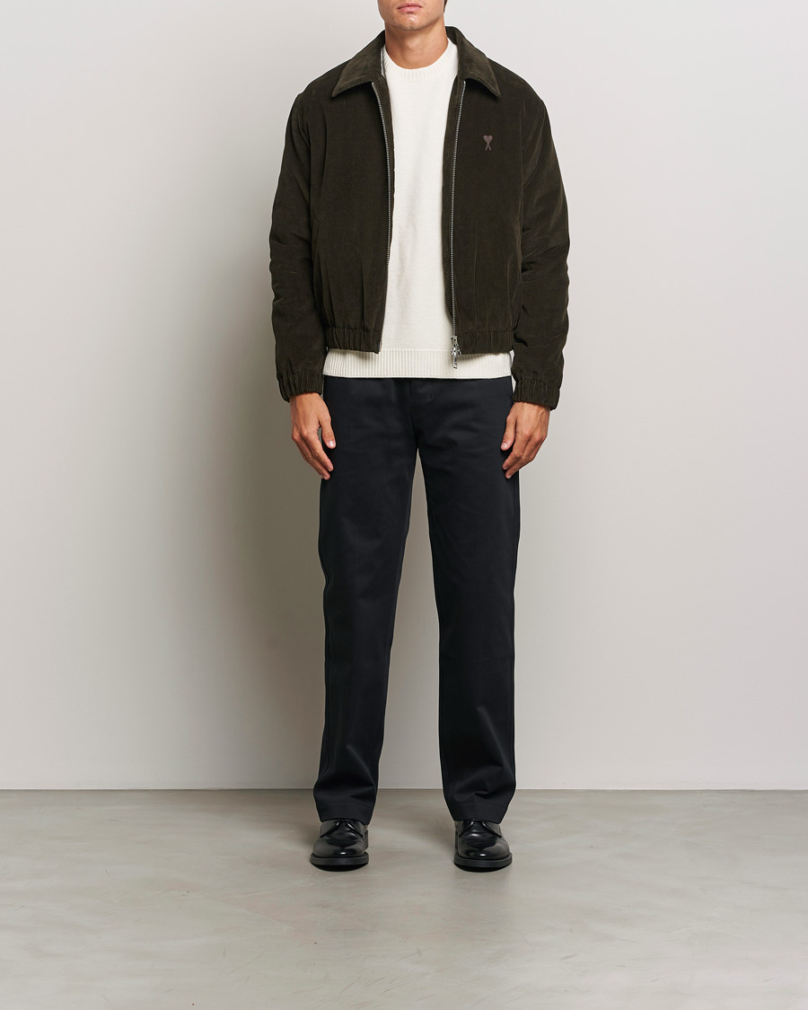 Herr | Jackor | AMI | Light Padded Corduroy Jacket Dark Coffee