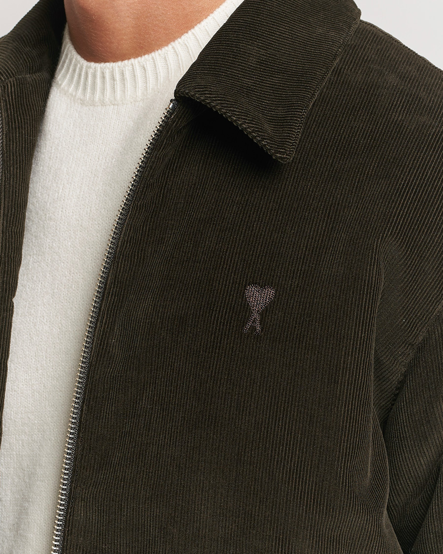 Herr | Jackor | AMI | Light Padded Corduroy Jacket Dark Coffee