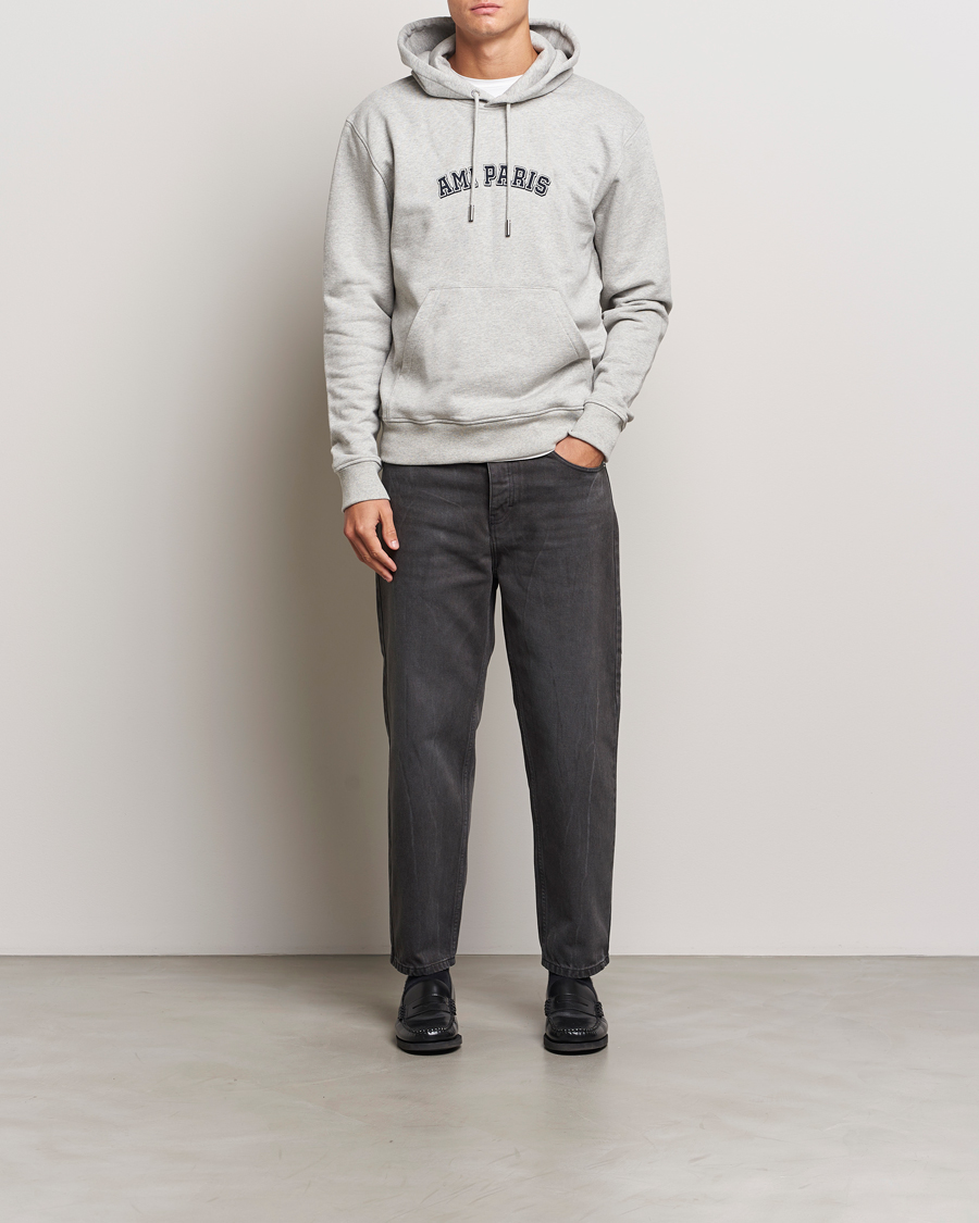 Herr | Jeans | AMI | Tapered Fit Jeans Washed Black