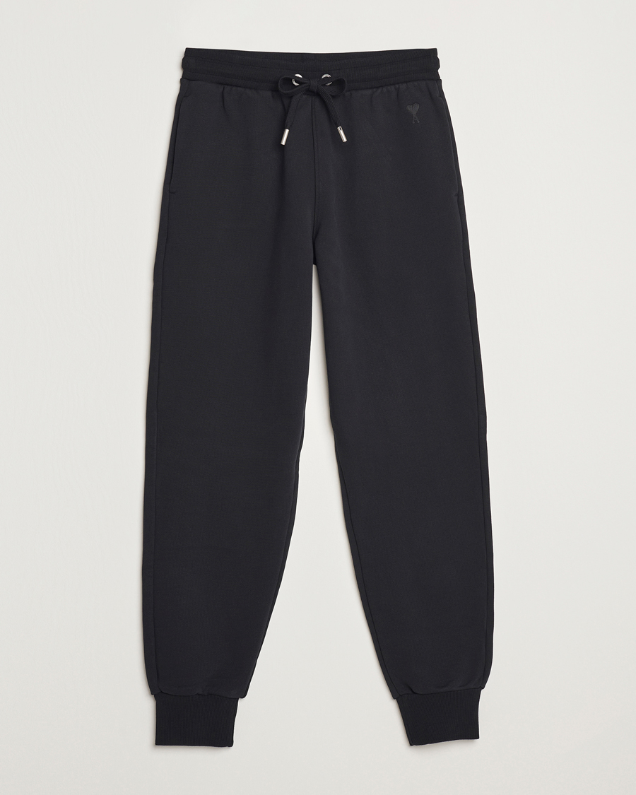 Herr | Byxor | AMI | Tonal Heart Logo Sweatpants Black