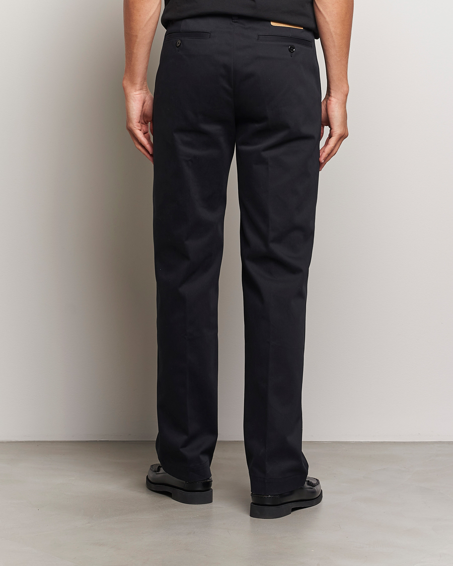 Herr | Byxor | AMI | Straight Fit Chino Trousers Black