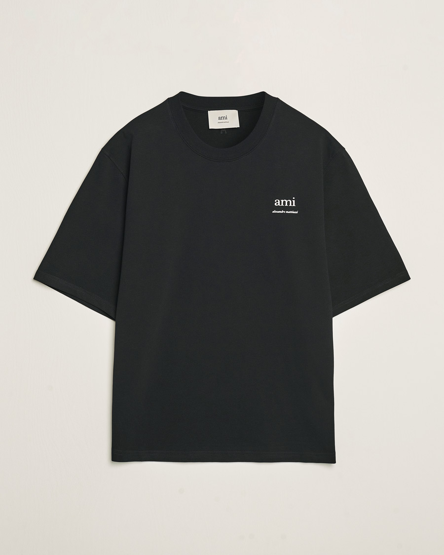 Herr | T-Shirts | AMI | Logo T-Shirt Black