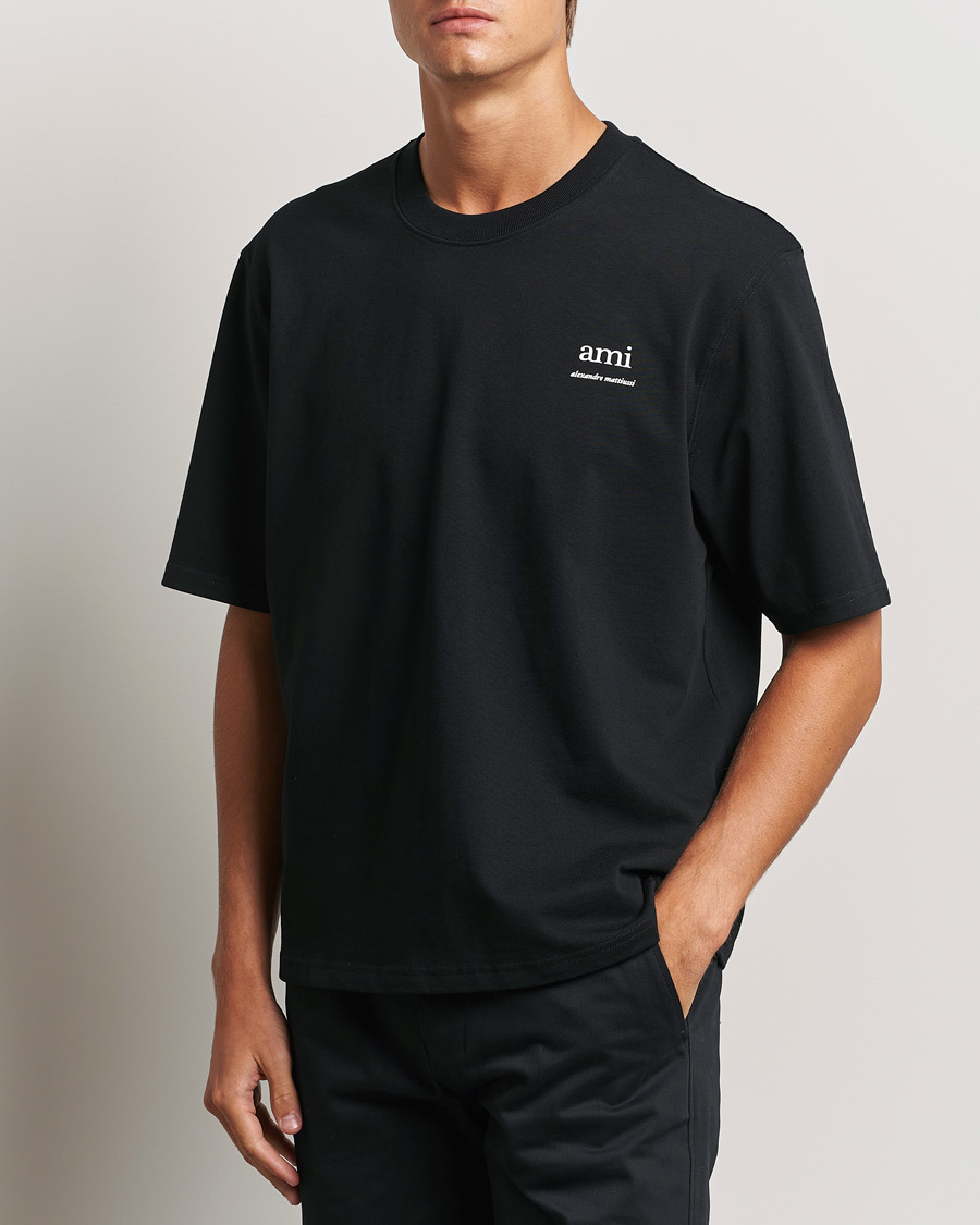Herr | T-Shirts | AMI | Logo T-Shirt Black