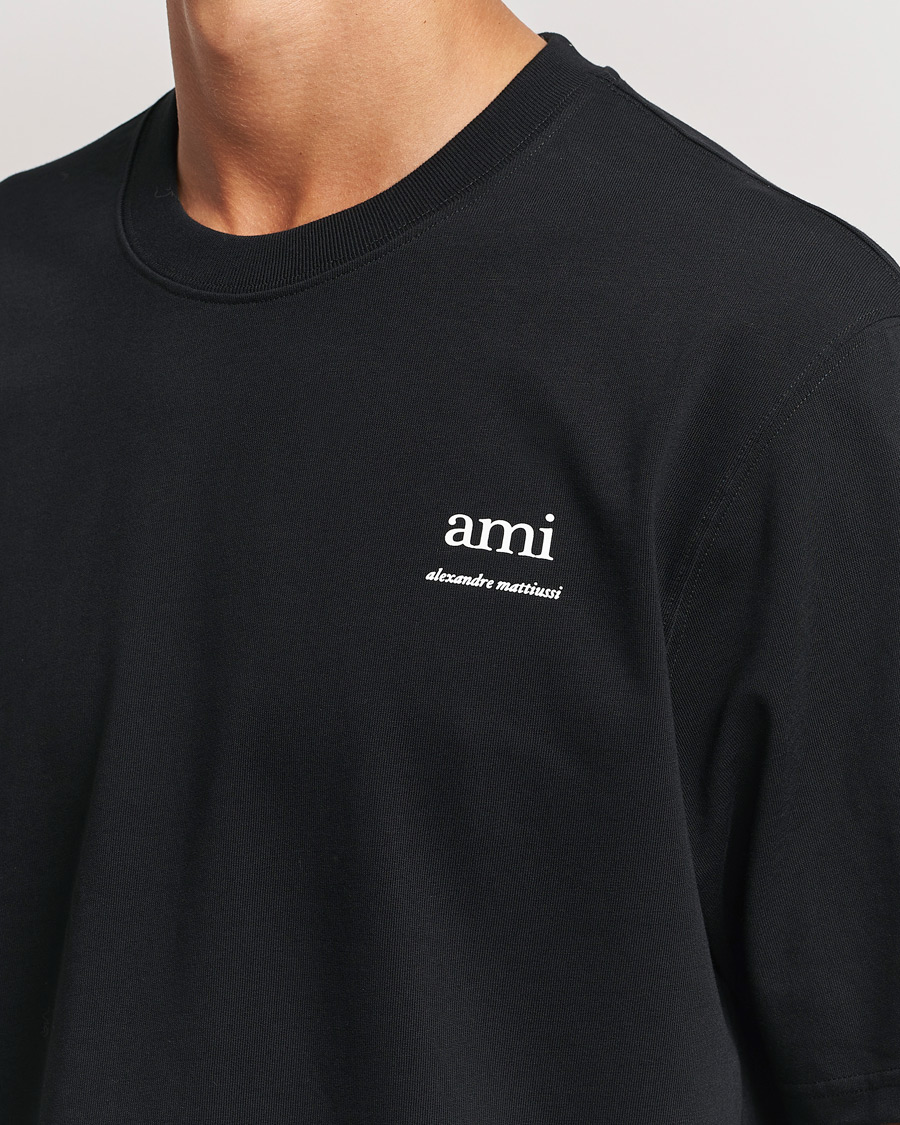 Herr | T-Shirts | AMI | Logo T-Shirt Black