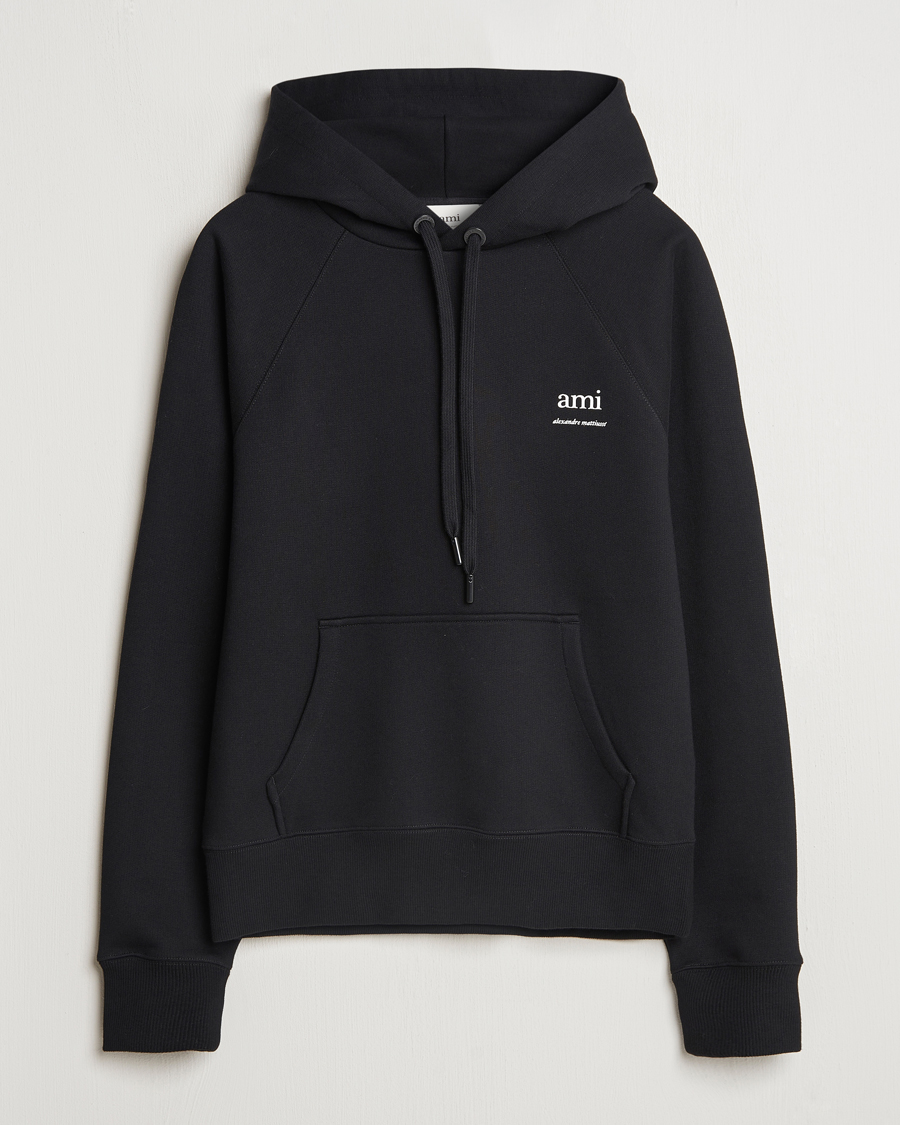 Herr | Tröjor | AMI | Logo Hoodie Black