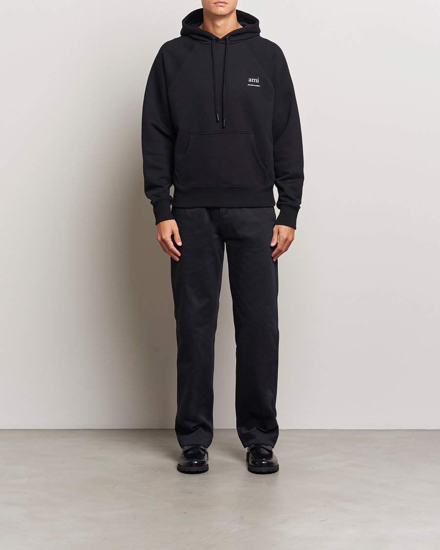 Herr | Tröjor | AMI | Logo Hoodie Black