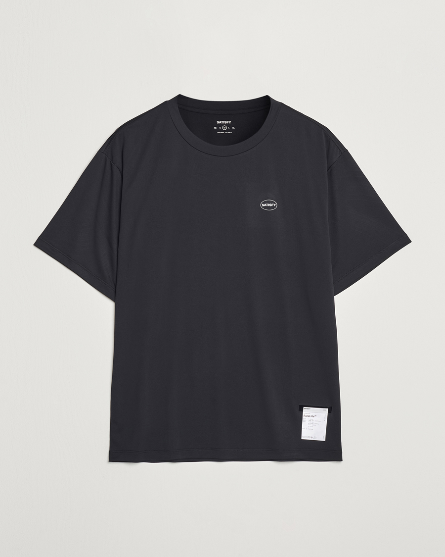 Herr | T-Shirts | Satisfy | AuraLite T-Shirt Black
