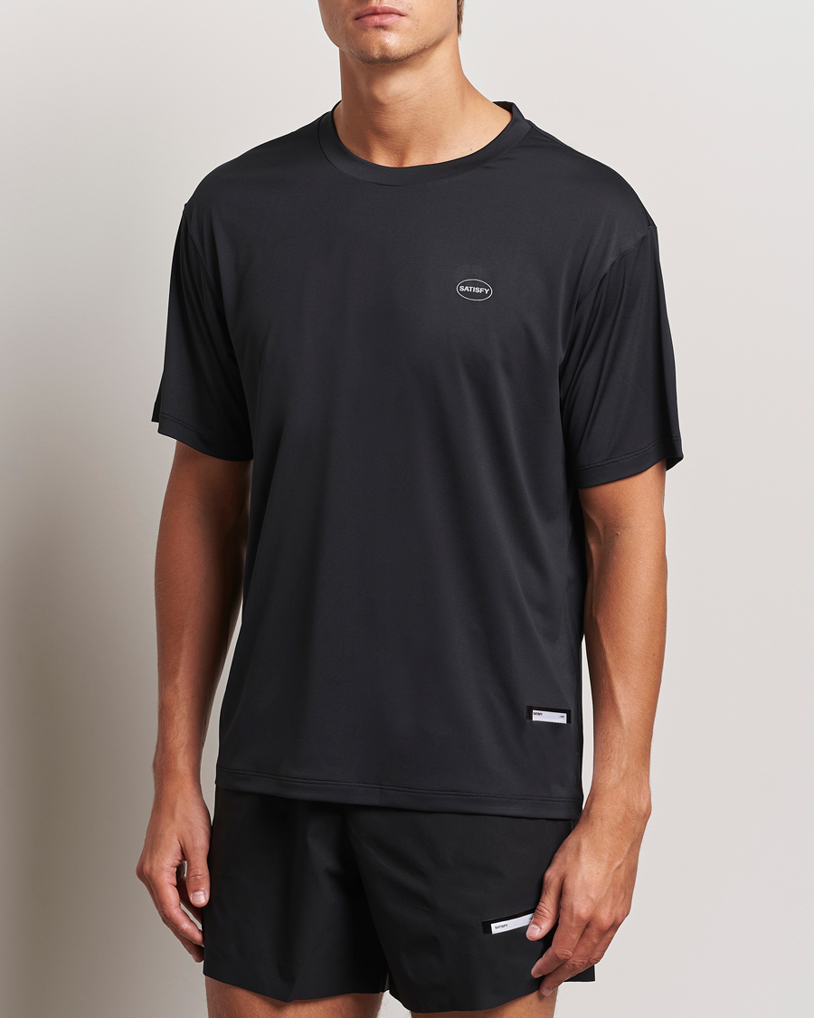 Herr | T-Shirts | Satisfy | AuraLite T-Shirt Black